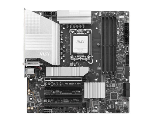 MSI PRO B860M-A WIFI Micro-ATX  - Carte mère MSI - grosbill.com - 1