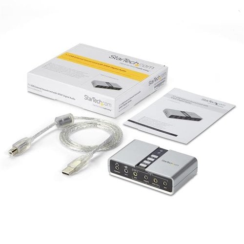 USB Audio Adapter External Sound Card - Achat / Vente sur grosbill.com - 6