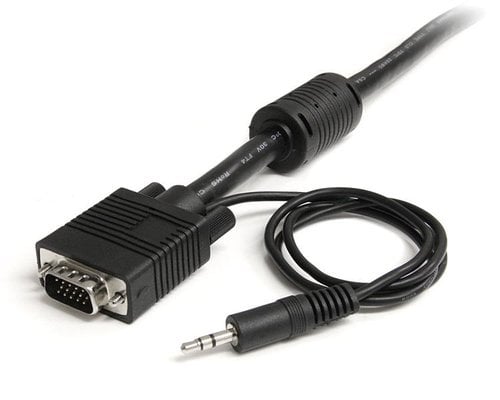 2m High Res Monitor VGA Cable w/Audio - Achat / Vente sur grosbill.com - 1