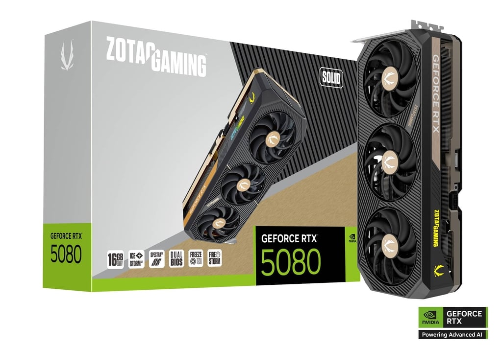 ZOTAC GeForce RTX 5080 SOLID  - Carte graphique ZOTAC - 0