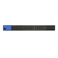 24-PORT MANAGED POE+GE SWITCH 4 10G - Achat / Vente sur grosbill.com - 1