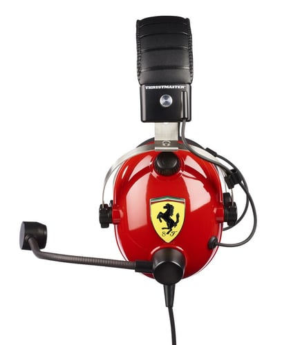 ThrustMaster FERRARI T Stereo Jaune - Micro-casque - grosbill.com - 3