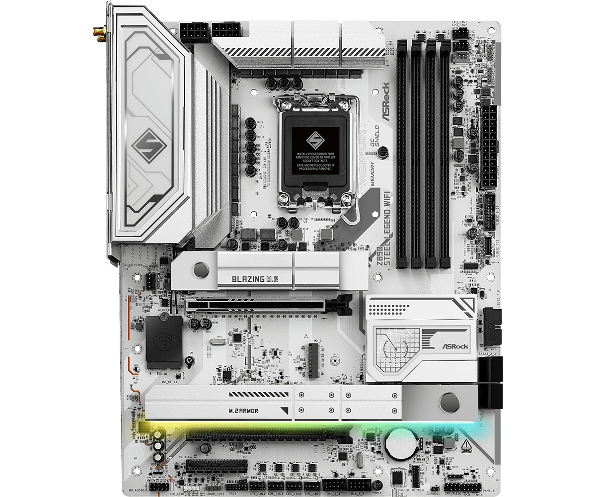 ASRock Z890 STEEL LEGEND WIFI ATX  - Carte mère ASRock - 1