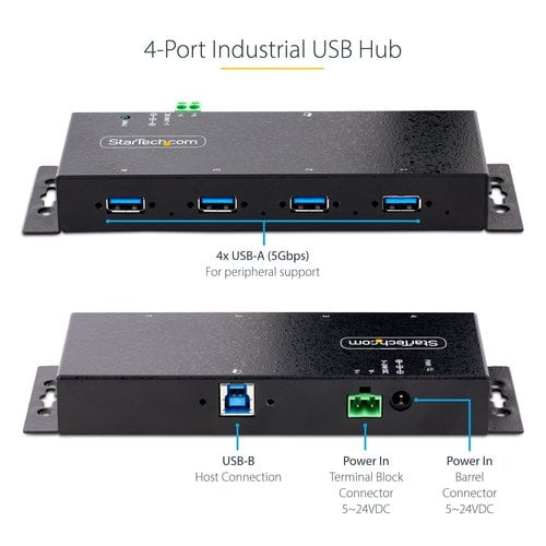 HUB USB 3.0 5GBPS A 4 PORTS IN - Achat / Vente sur grosbill.com - 8