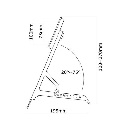 Desk Mount 10-27" Tilt/Rotate BLACK - Achat / Vente sur grosbill.com - 3