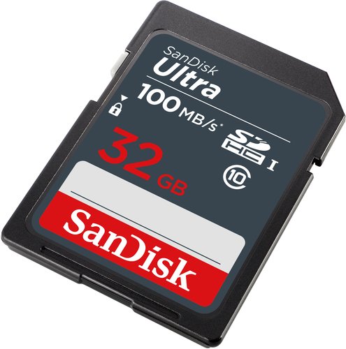 SanDisk Ultra 32GB SDHC Mem Card 100MB/s - Achat / Vente sur grosbill.com - 1