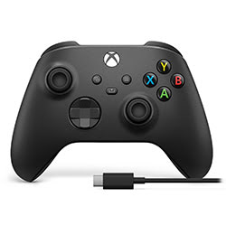 Microsoft Manette Xbox Sans Fil - Noir + Câble USB-C