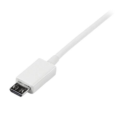 1m White Micro USB Cable - A to Micro B - Achat / Vente sur grosbill.com - 2