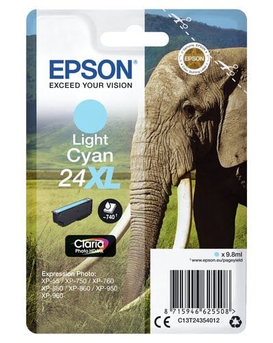 Epson Ink/24XL Elephant 9.8 ml LCY - Achat / Vente Consommable imprimante sur grosbill.com - 2