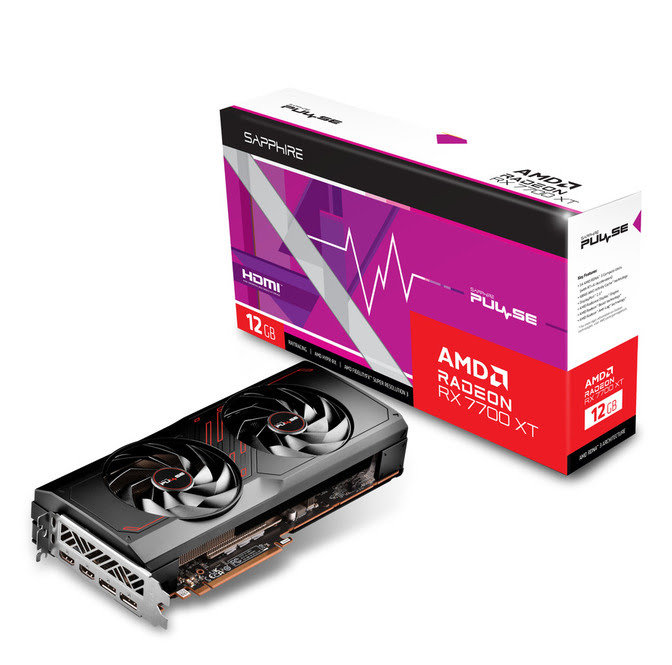 Sapphire Pulse Radeon RX 7700 XT GAMING 12GB - Carte graphique - 2