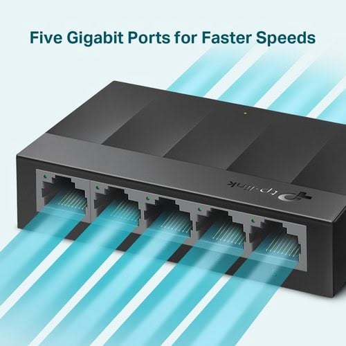 TP-Link LiteWave 5-Port Gigabit Desktop - Achat / Vente sur grosbill.com - 2