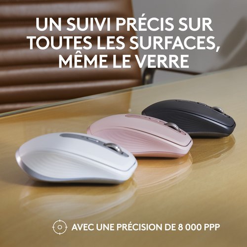 Logitech MX ANYWHERE 3S Rose - Souris PC Logitech - grosbill.com - 7