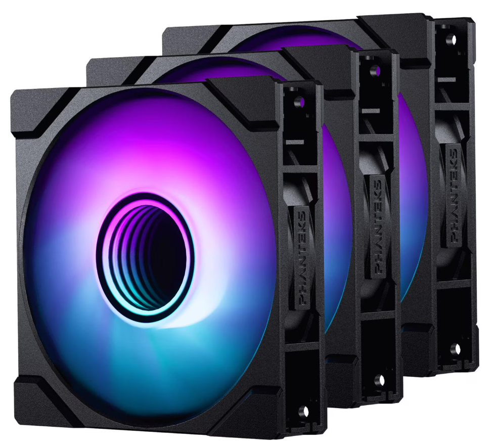 Phanteks M25 Gen2 PWM Noir (Pack de 3x120mm) D-RGB - Ventilateur boîtier - 0