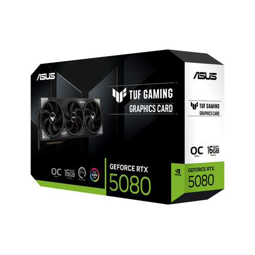 Asus TUF Gaming GeForce RTX 5080 16GB GDDR7 OC Edition - Carte graphique - 11