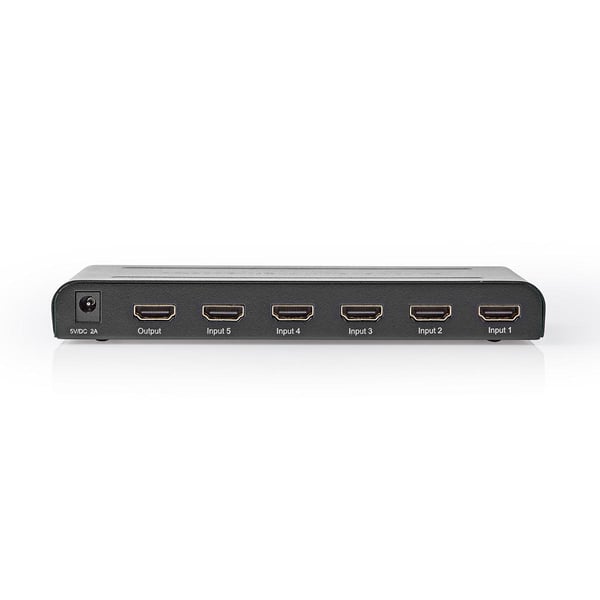 Switch HDMI 5 Ports - 4K 60Hz  - Commutateur Nedis - grosbill.com - 1