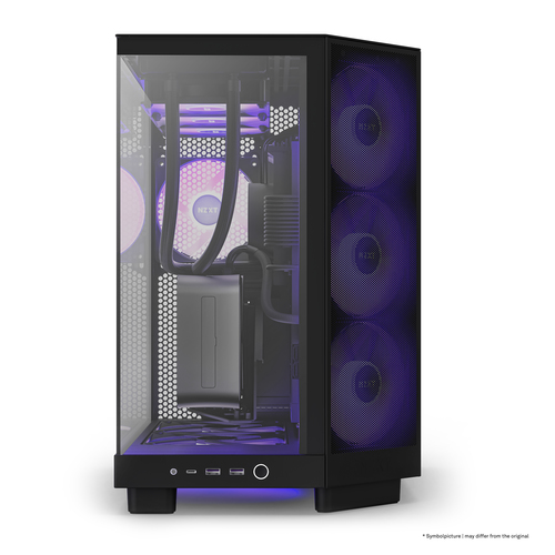 NZXT H6 Flow RGB Noir Noir - Boîtier PC NZXT - grosbill.com - 3