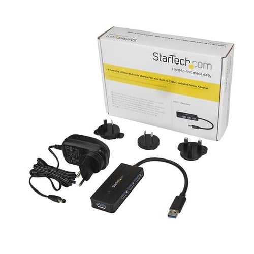 StarTech.com 4 Port USB 3.0 Hub with Cha - Achat / Vente sur grosbill.com - 2