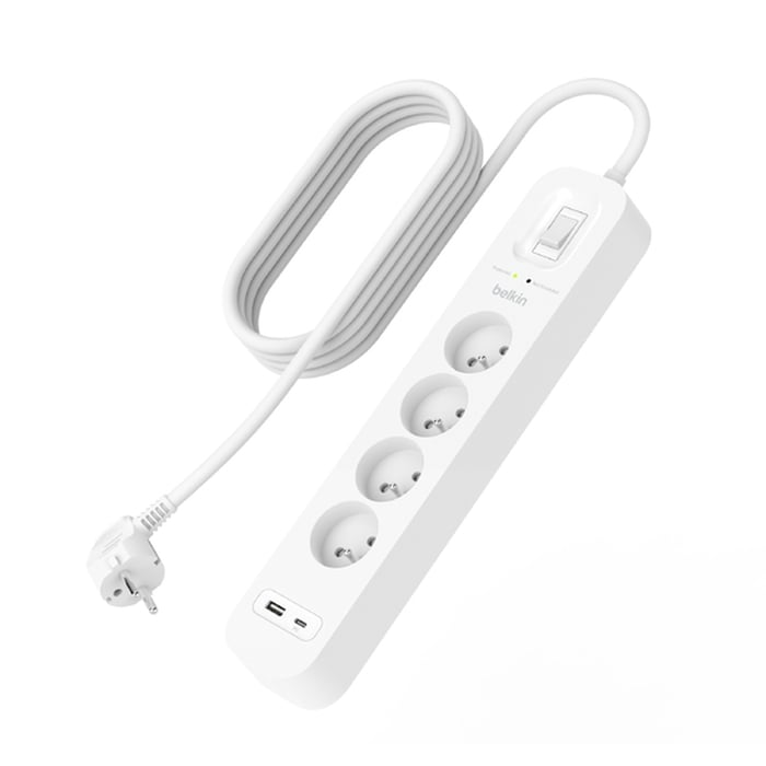 Surge Protection with USB C 4 Outlet - Achat / Vente sur grosbill.com - 2