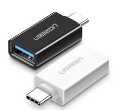 Adaptateur USB-C 3.1 vers USB 3.0A/Blanc - Connectique PC/Téléphonie  - 0