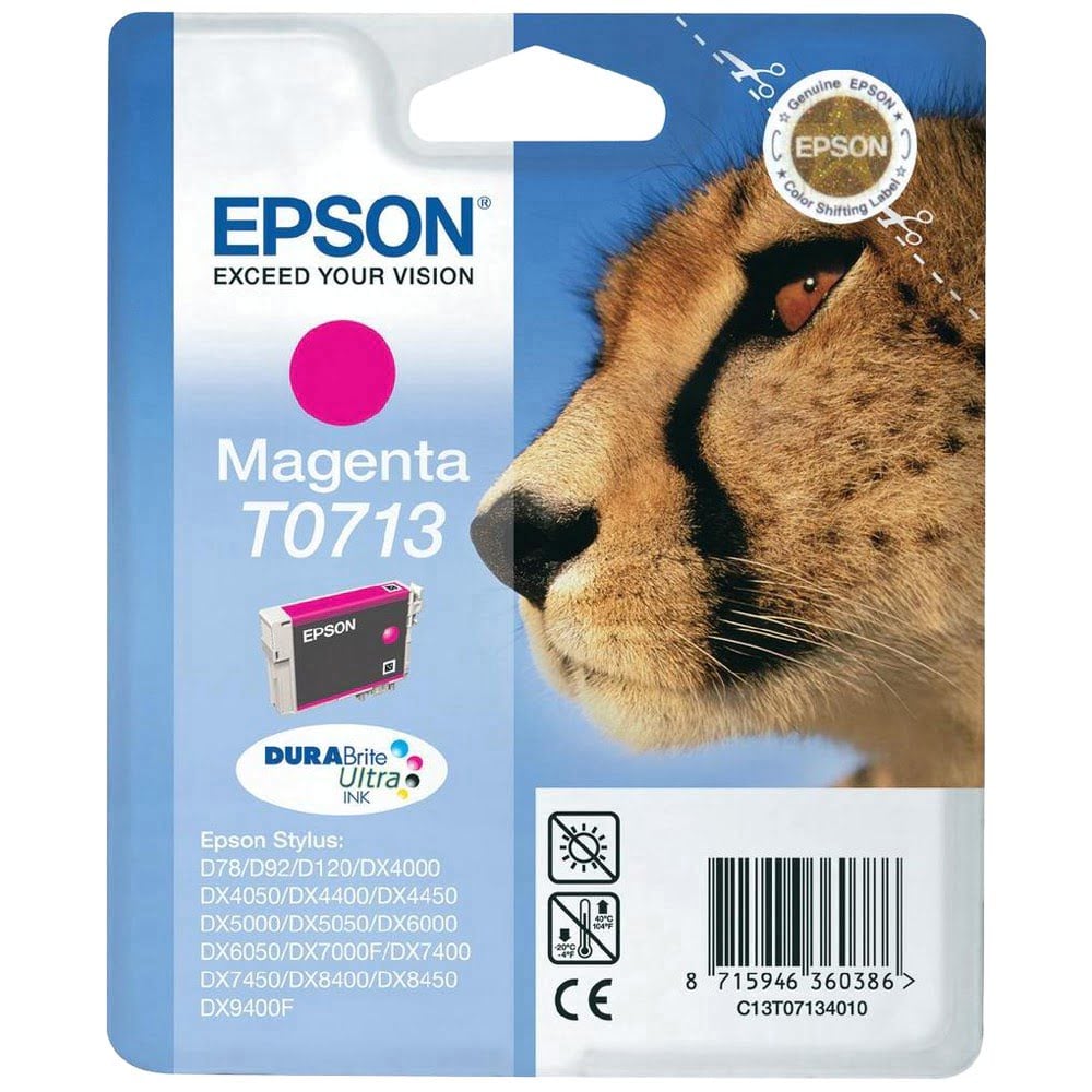 Cartouche DURABrite T0713 Magenta pour imprimante Jet d'encre Epson - 0