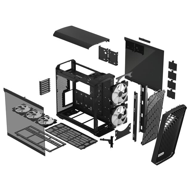 Fractal Design Torrent TG RGB Light Black Noir - Boîtier PC - 21