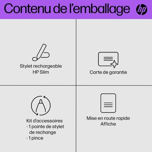 HP SLIM RECHBL PEN - Achat / Vente sur grosbill.com - 7