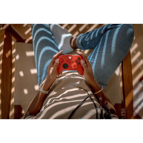 Microsoft XBOX Wireless Controller, fÃ¼r Xbox One / Series S/X / PC - Pulse Red  (QAU-00012) - Achat / Vente sur grosbill.com - 11