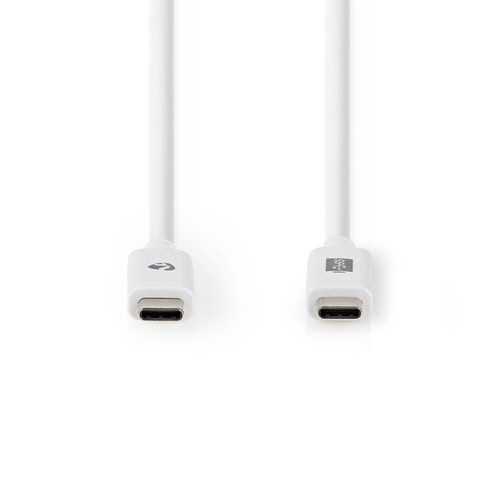 Câble USB-C 3.2 Gen2/100W/1m/Blanc - Connectique PC - grosbill.com - 1