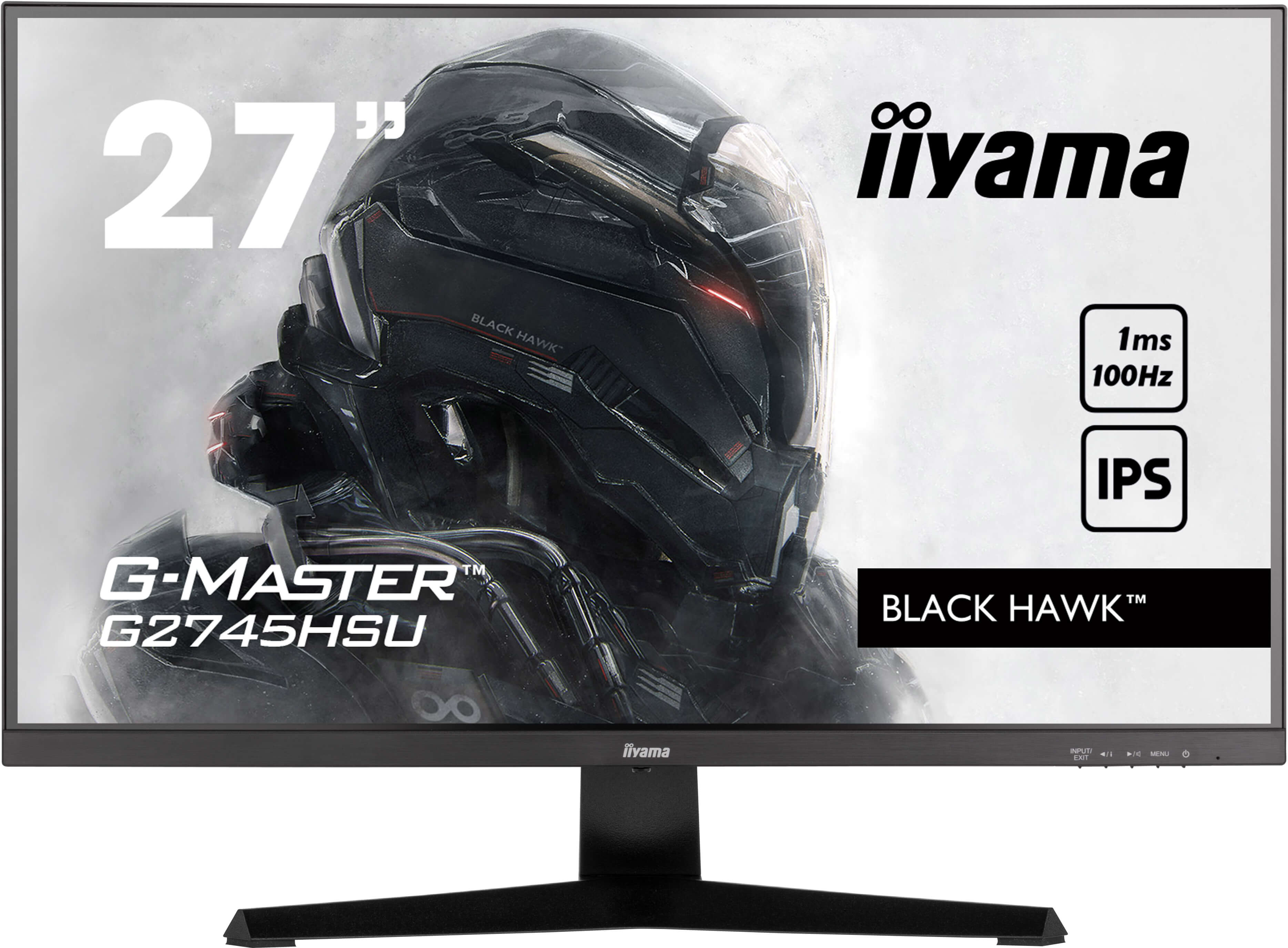 Iiyama 27"  G2745HSU-B2 - Ecran PC Iiyama - grosbill.com - 0