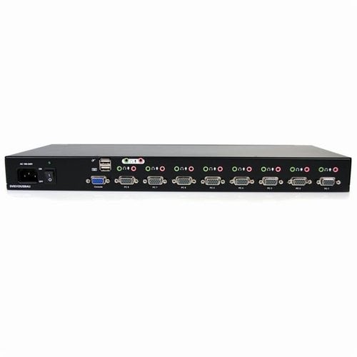 8 Port USB VGA KVM Switch with Audio - Achat / Vente sur grosbill.com - 2