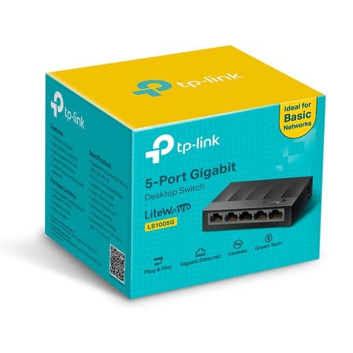 TP-Link LiteWave 5-Port Gigabit Desktop - Achat / Vente sur grosbill.com - 4