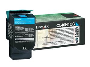 Toner Cyan 2000p - C540H1CG pour imprimante Laser Lexmark - 0