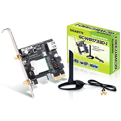 Carte réseau Gigabyte PCI-E BT5/WiFi AC - GC-WB1733D-I Grosbill