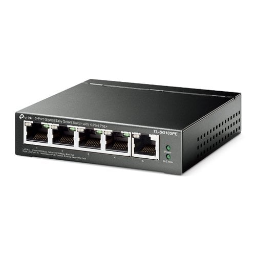 5-Port GB Smart Switch with 4-Port PoE+ - Achat / Vente sur grosbill.com - 1