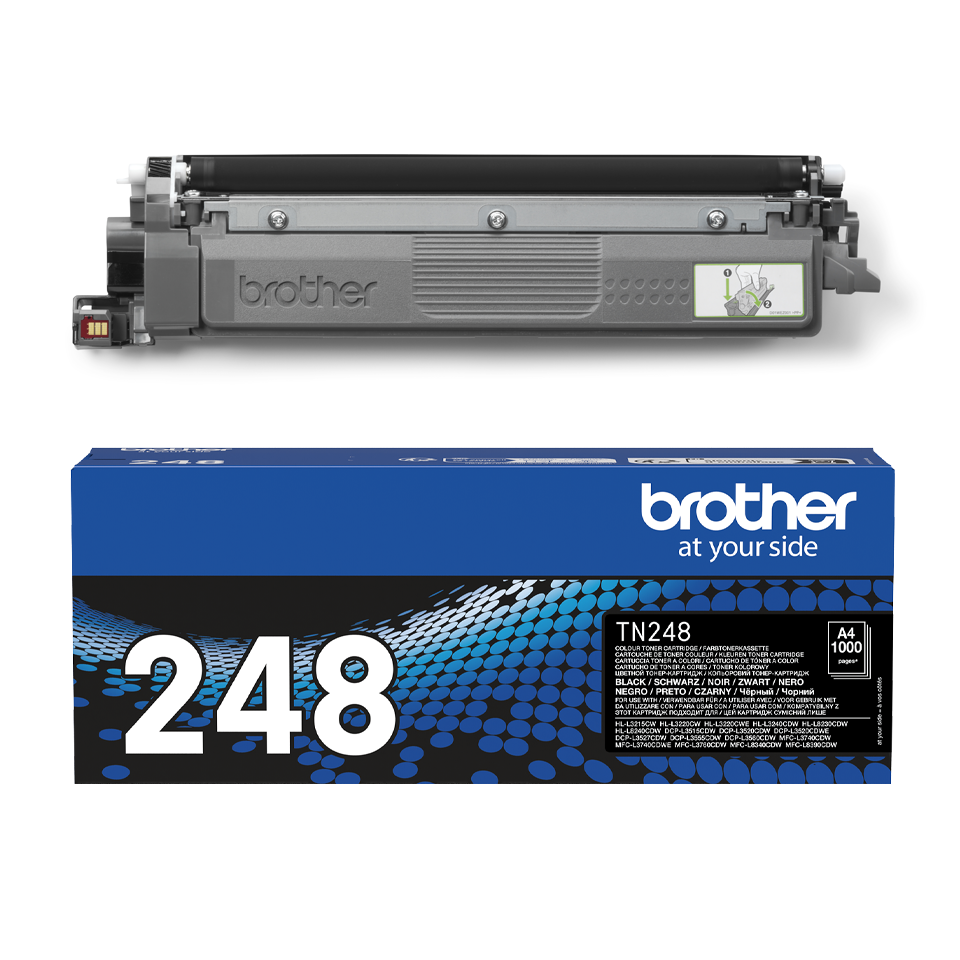 Toner Noir TN-248BK pour imprimante Laser Brother - 0