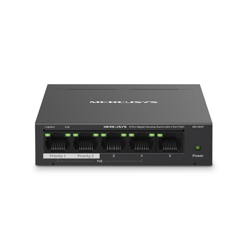 Switch Mercusys 5-Port Gigabit MS105GP - grosbill.com - 1