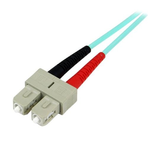 2m 10 Gb Aqua Fiber Patch Cable LC/SC - Achat / Vente sur grosbill.com - 1