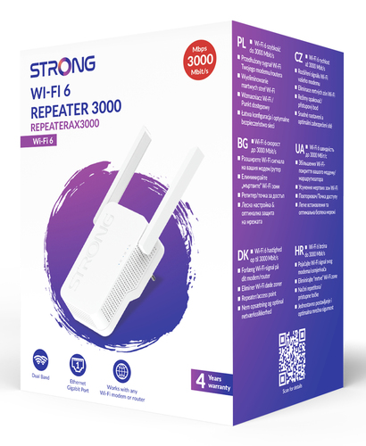 Strong REPEATERAX3000 - Wifi 6 AX3000 - Blanc  - grosbill.com - 5