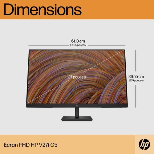 HP V27i G5 FHD Mon - Achat / Vente sur grosbill.com - 13