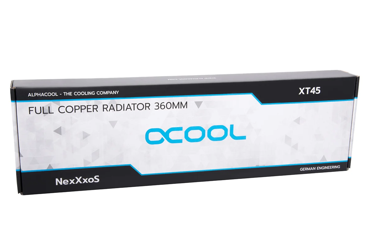 Alphacool Radiateur 360mm  Blanc -  HPE-45 Full Cuivre - Watercooling - 5