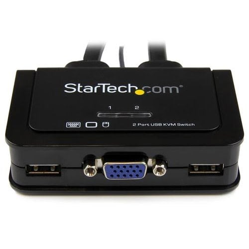 2 Port USB VGA Cable KVM Switch - Achat / Vente sur grosbill.com - 1