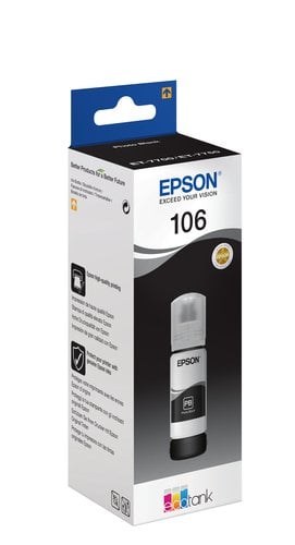 Epson Ink/106 Ink Bottle 70ml PBK - Achat / Vente Consommable imprimante sur grosbill.com - 1