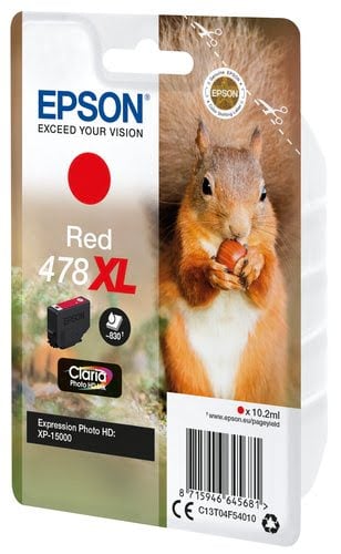 Epson Ink/478XL Squirrel 10.2ml RD - Achat / Vente Consommable imprimante sur grosbill.com - 2