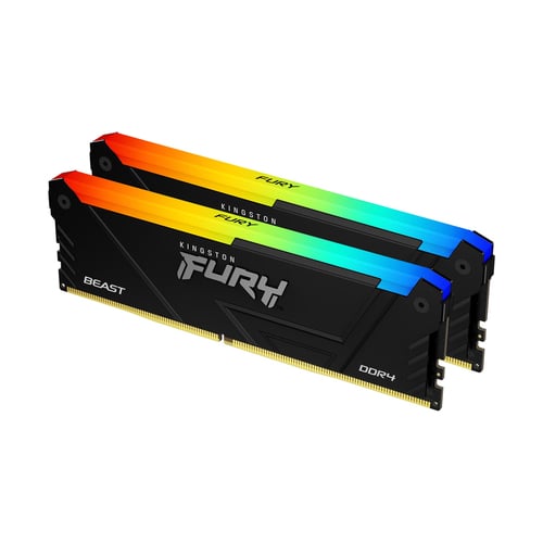 Kingston FURY Beast RGB 32GB 3600MT/s DDR4 CL18 DIMM - Mémoire PC Kingston sur grosbill.com - 0