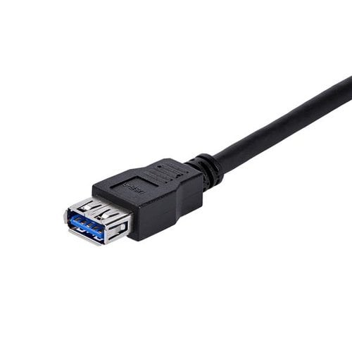 1m Black USB 3.0 Extension Cable M/F - Achat / Vente sur grosbill.com - 2