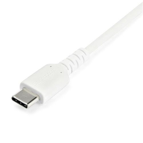 Cable White USB 2.0 to USB C Cable 2m - Achat / Vente sur grosbill.com - 4