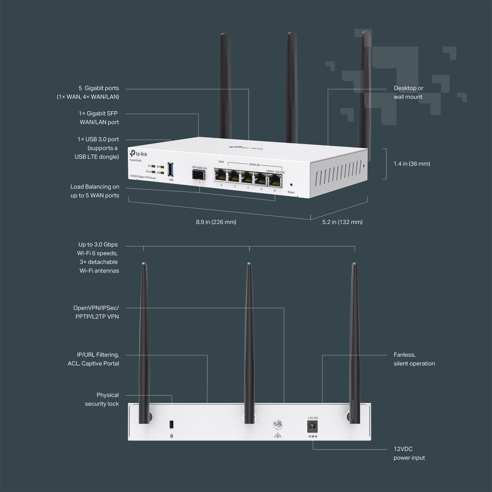 TP-Link Festa FR365 - Routeur TP-Link - grosbill.com - 7