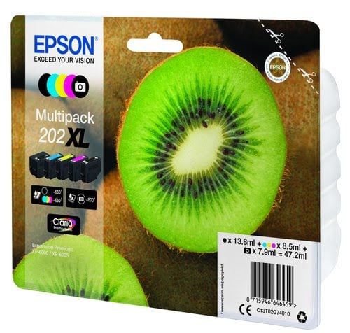 Epson Ink/202XL Kiwi CMYBPk - Achat / Vente Consommable imprimante sur grosbill.com - 2