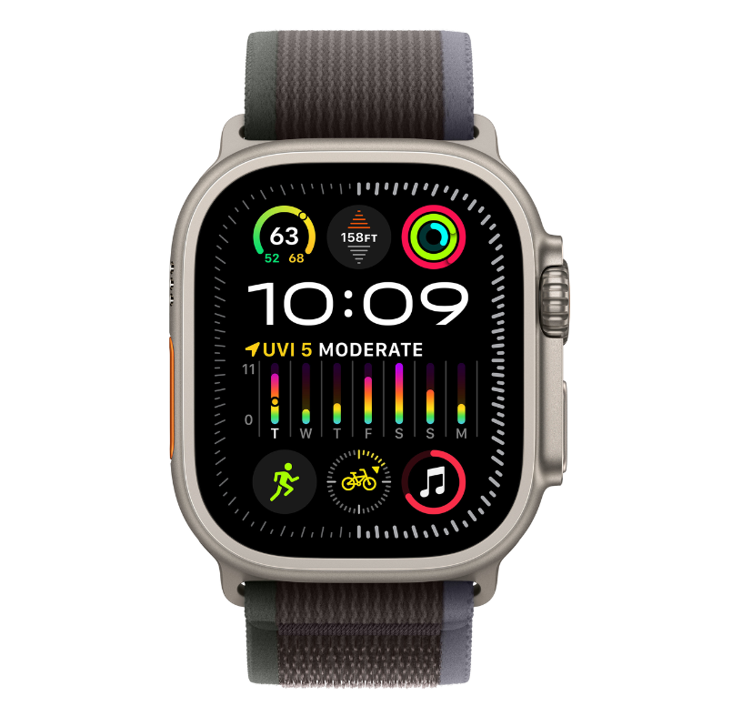 Apple Watch Ultra 2 GPS/Cellular Naturel Case BLK/BL S/M (MRF53NF/A) - Achat / Vente Objet connecté / Domotique sur grosbill.com - 1