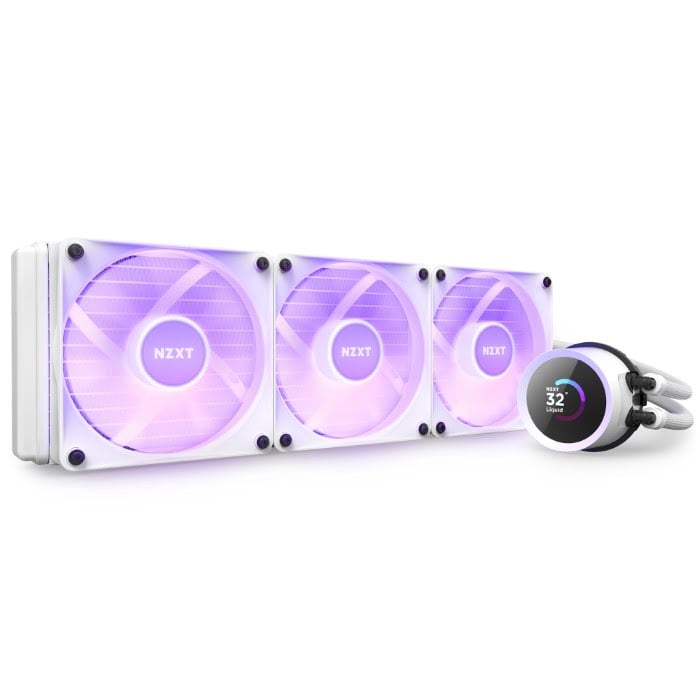 NZXT Kraken Blanc RGB 360mm - Watercooling NZXT - grosbill.com - 4